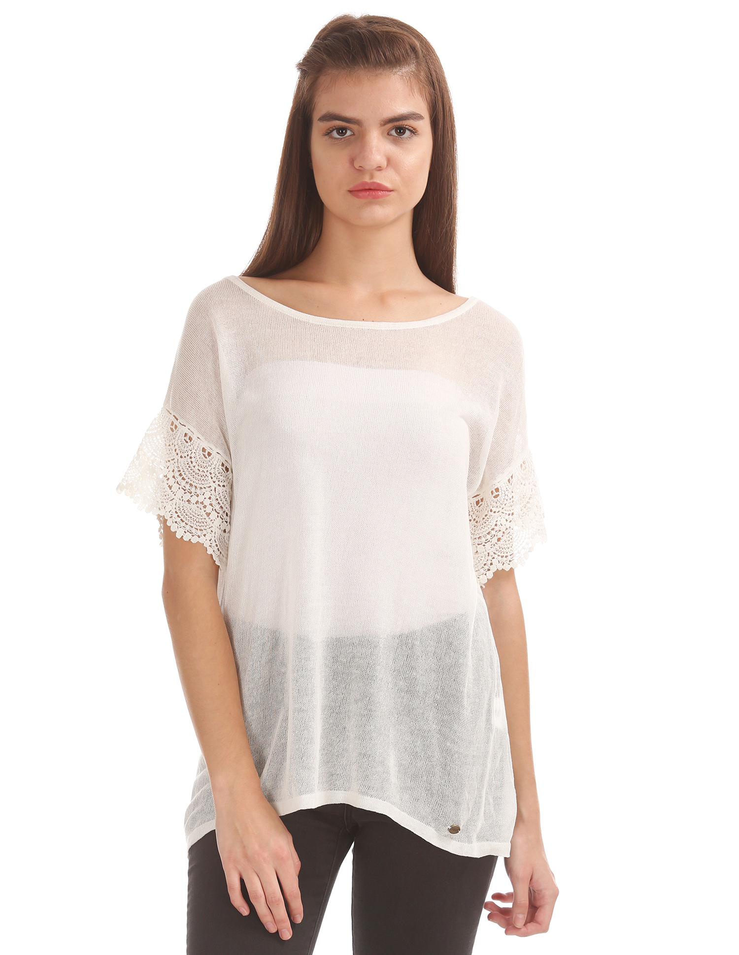 U.S. Polo Assn. Women Casual Wear Solid Top